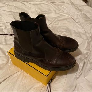 APC Size 10 boots brown. Good condition